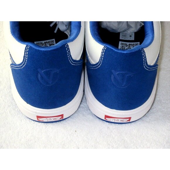 Vans Men's Rowan Zorilla 2 True Blue White Suede Canvas Shoes sizes NIB - Picture 5 of 5